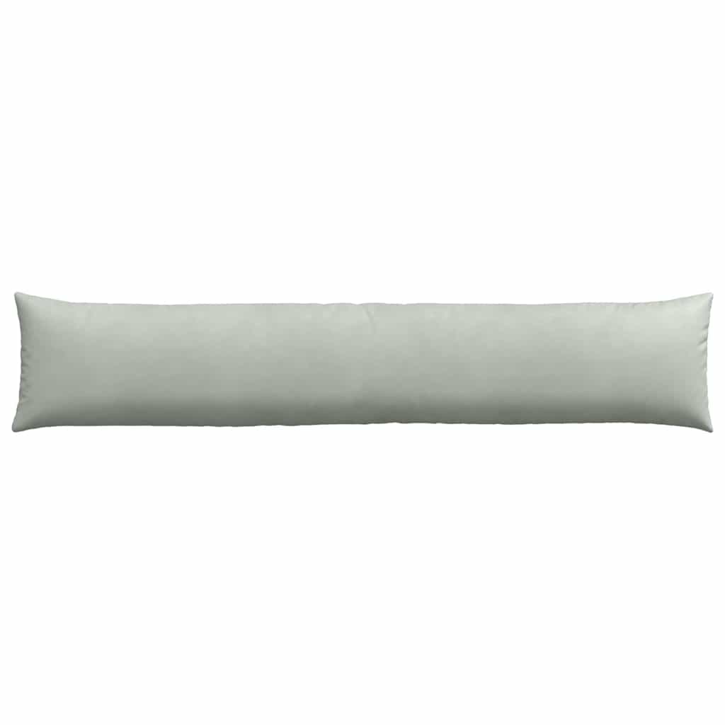 Kanapé párnák 2 pcs Világosszürke 200 x 40 cm Bársonyos szövet