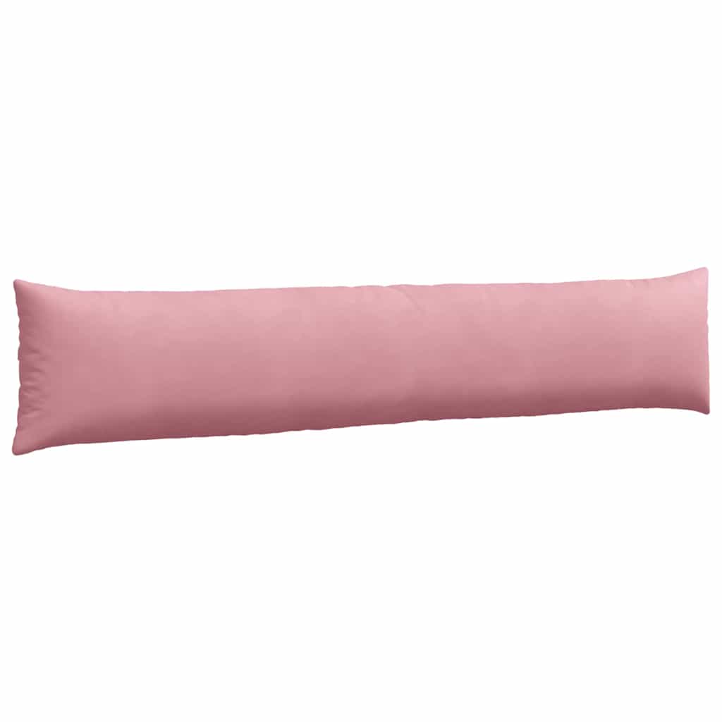 Kanapé párnák 2 pcs Rózsaszín 200 x 40 cm Bársonyos szövet