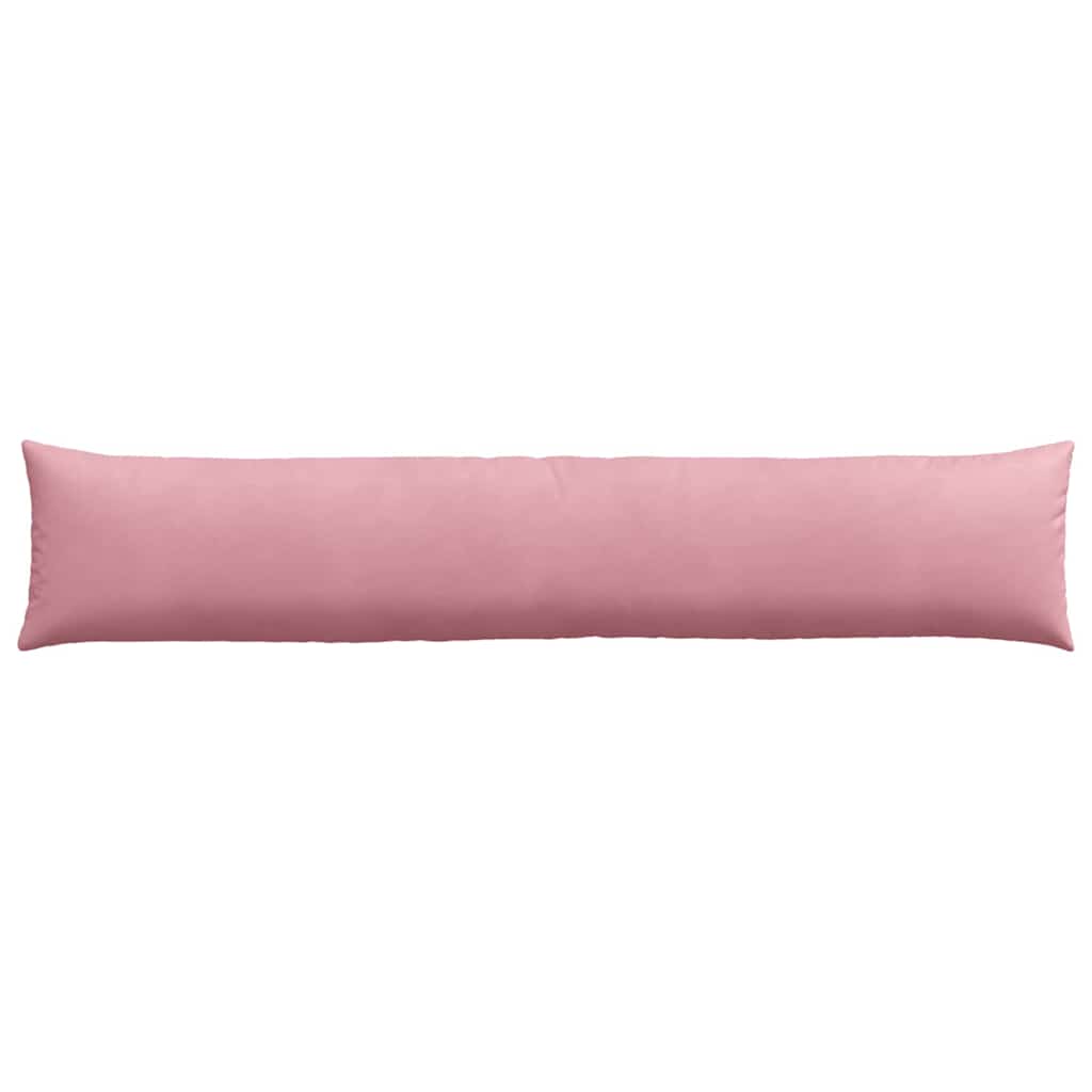 Kanapé párnák 2 pcs Rózsaszín 200 x 40 cm Bársonyos szövet
