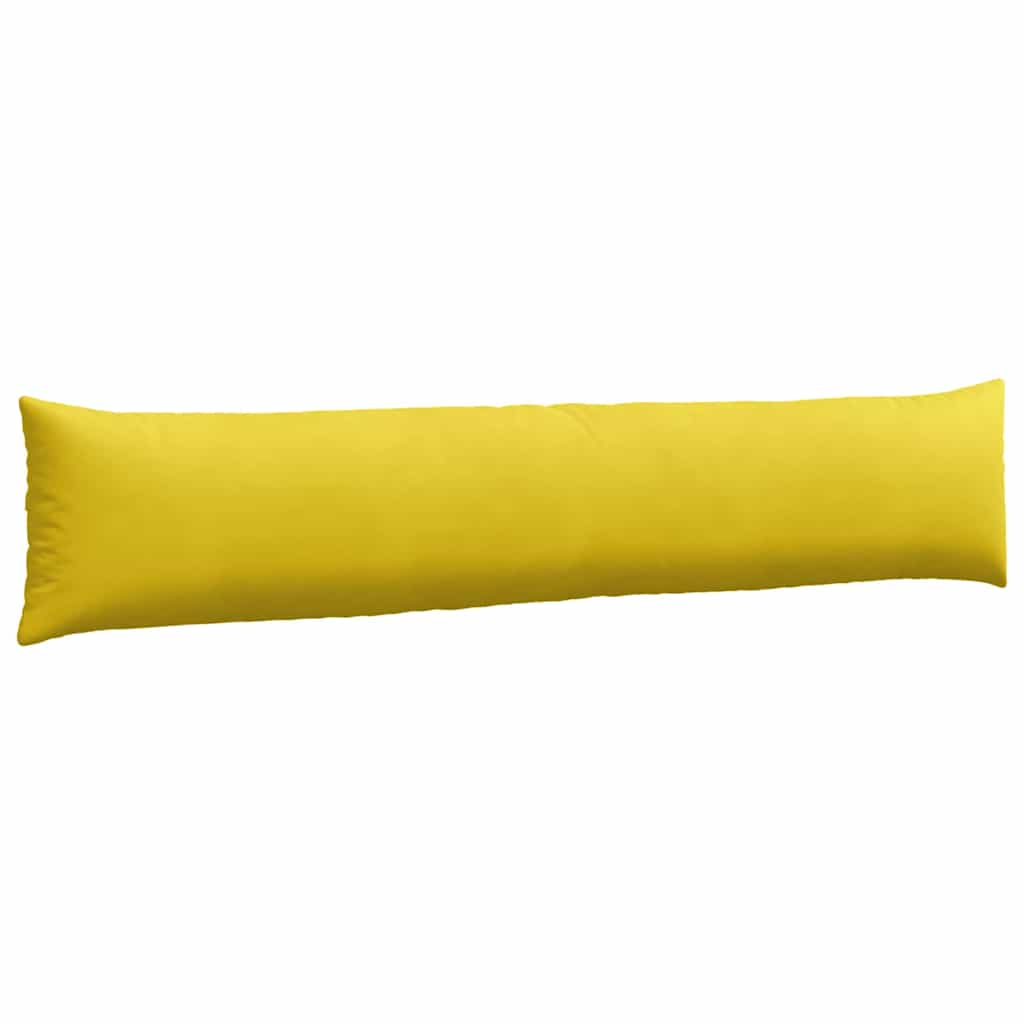 Kanapé párnák 2 pcs Sárga 200 x 40 cm Bársonyos szövet