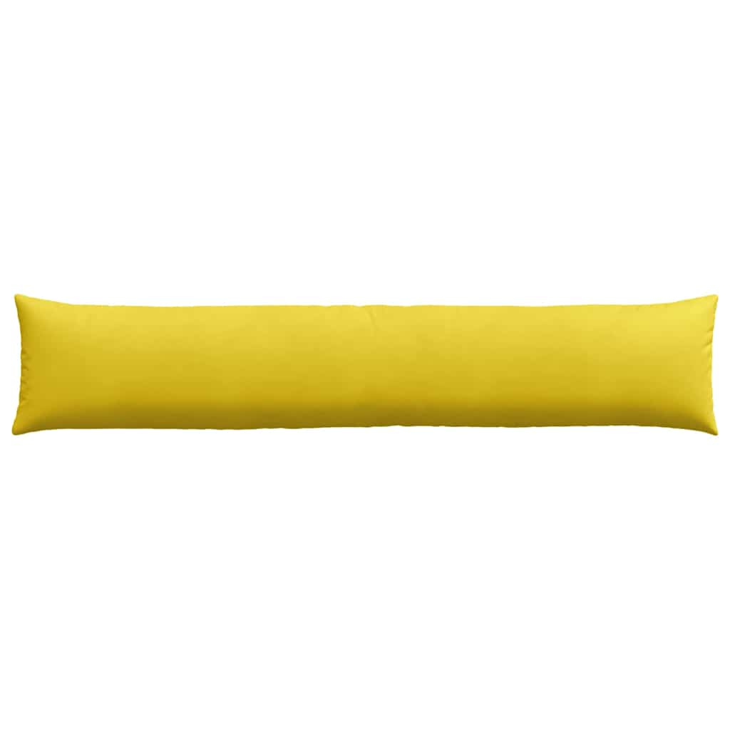 Kanapé párnák 2 pcs Sárga 200 x 40 cm Bársonyos szövet
