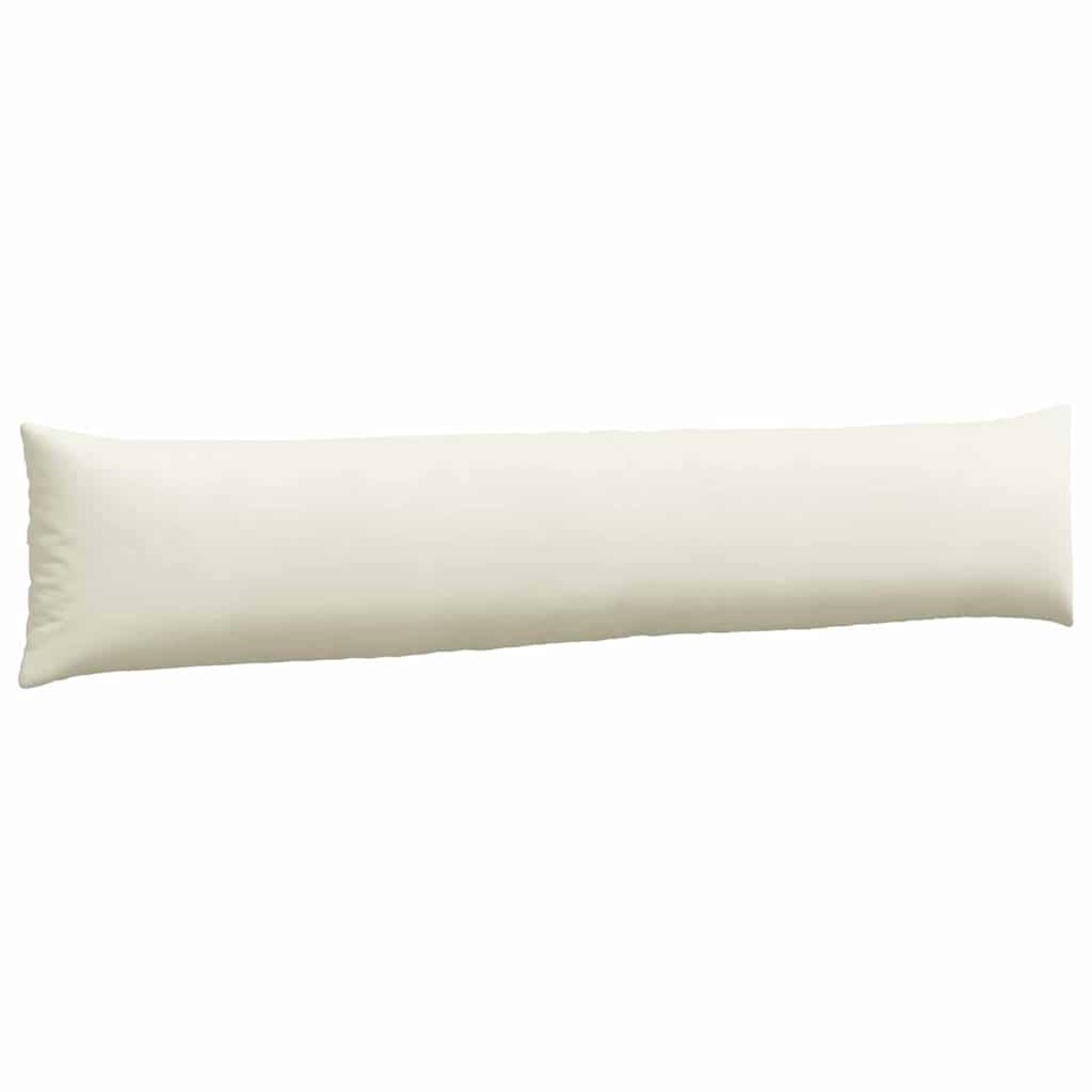 Kanapé párnák 2 pcs Krém 200 x 40 cm Bársonyos szövet