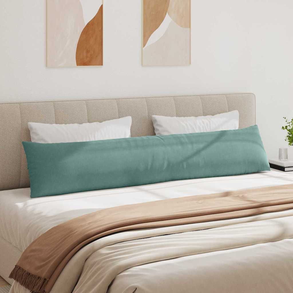 Kanapé párnák 2 pcs Tengeri Zöld 200 x 40 cm Bársonyos szövet