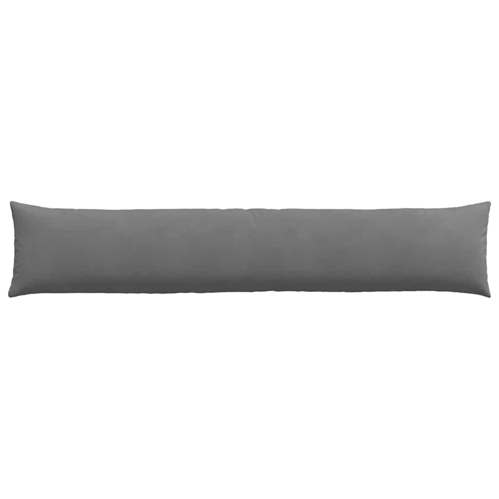 Kanapé párnák 2 pcs Sötétszürke 200 x 40 cm szövet