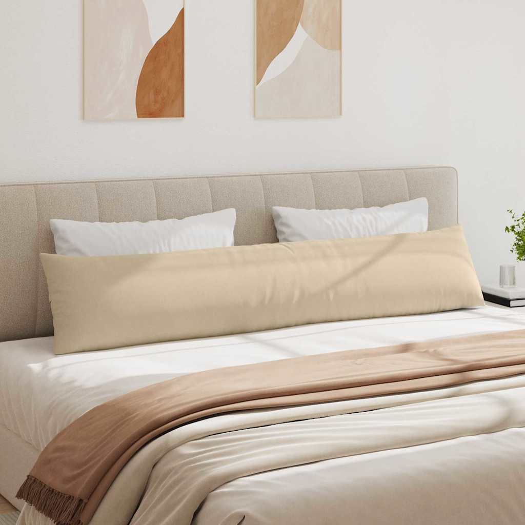 Kanapé párnák 2 pcs Krém 200 x 40 cm szövet