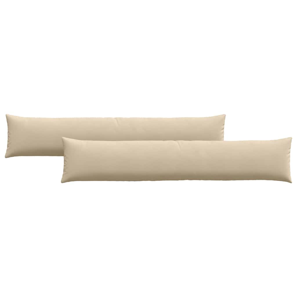 Kanapé párnák 2 pcs Krém 200 x 40 cm szövet