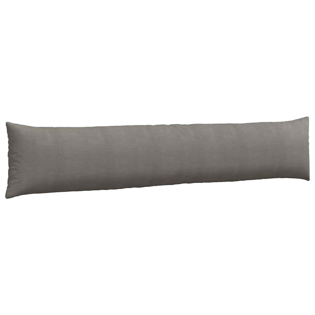 Kanapé párnák 2 pcs Világosszürke 200 x 40 cm Bársonyos szövet