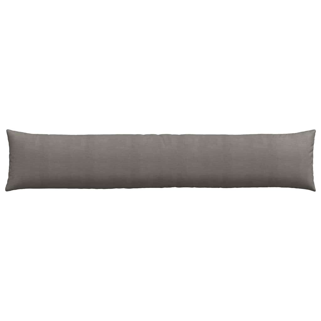 Kanapé párnák 2 pcs Világosszürke 200 x 40 cm Bársonyos szövet