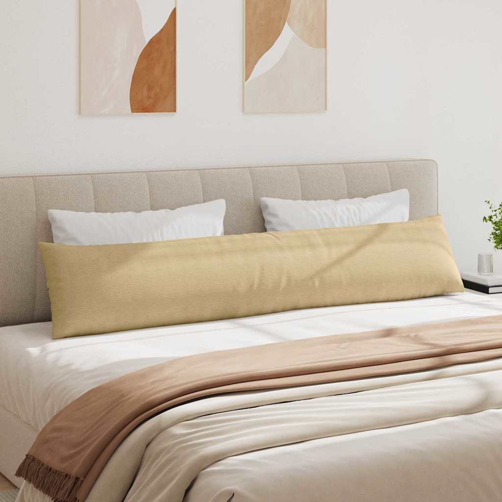 Kanapé párnák 2 pcs Szürke zöld 200 x 40 cm Bársonyos szövet