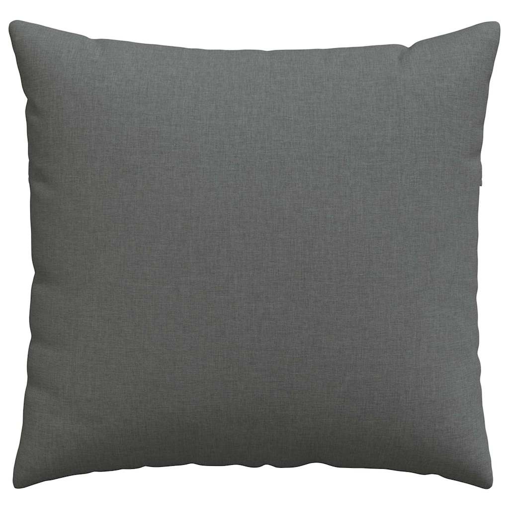 Kanapé párnák 2 pcs Sötétszürke 45 x 45 cm szövet