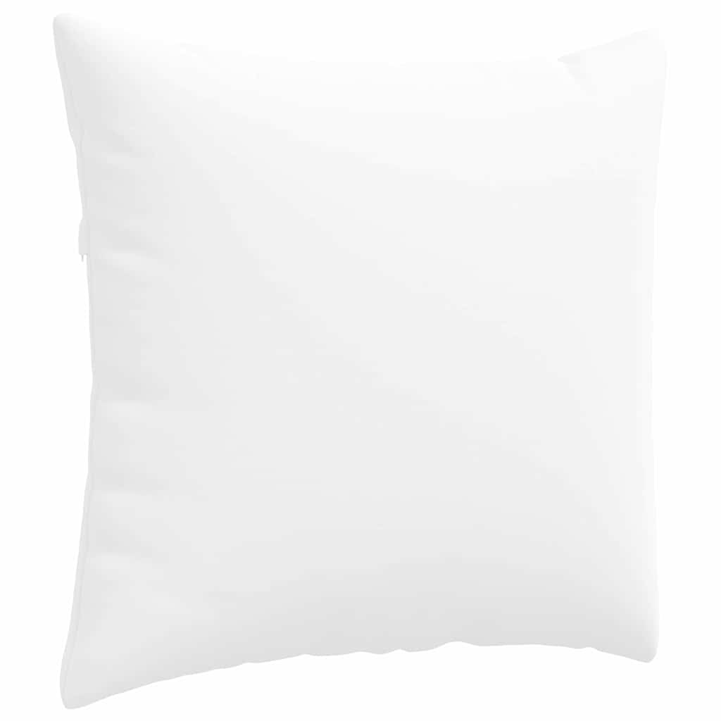 Kanapé párnák 2 pcs Fehér 45 x 45 cm szövet