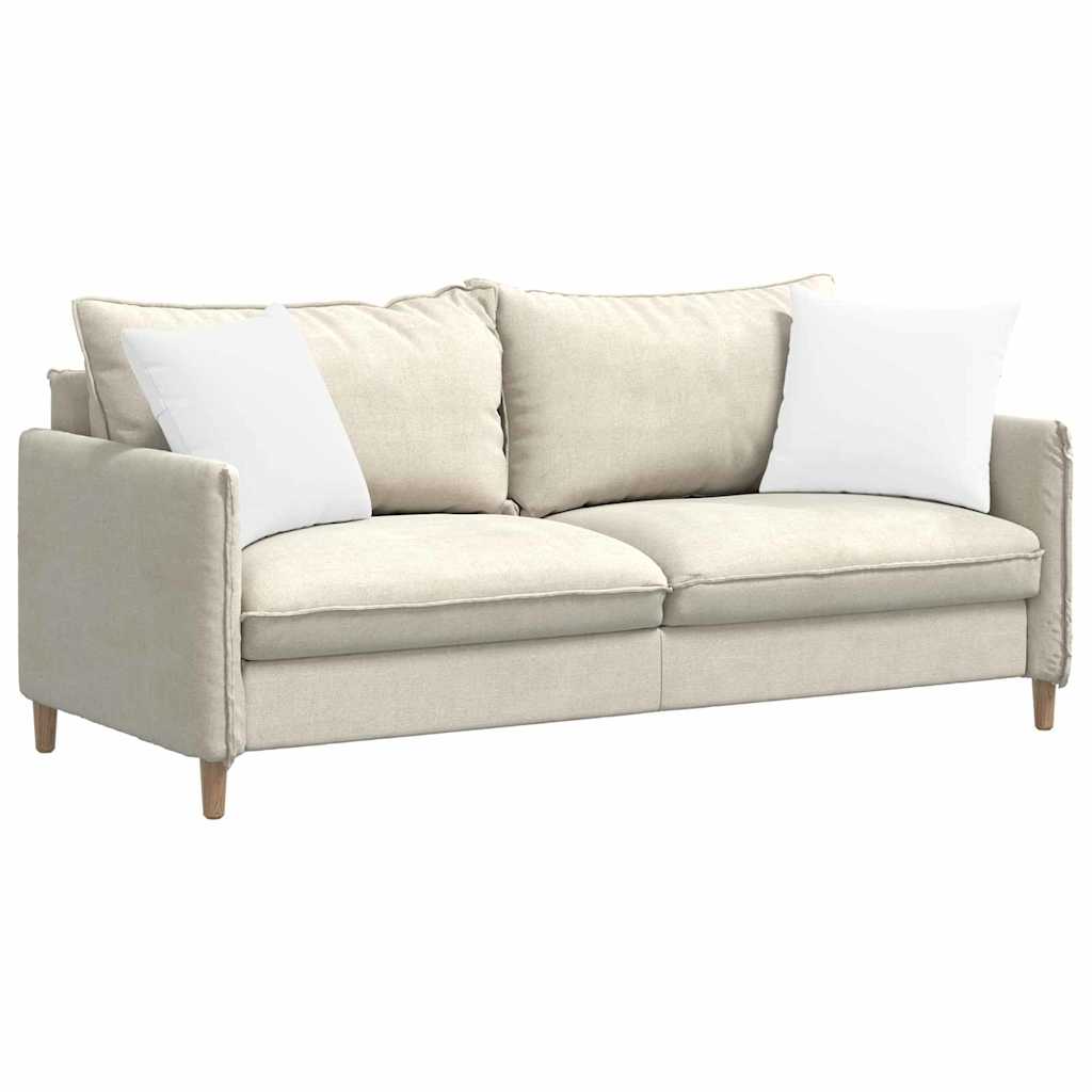 Kanapé párnák 2 pcs Fehér 45 x 45 cm szövet