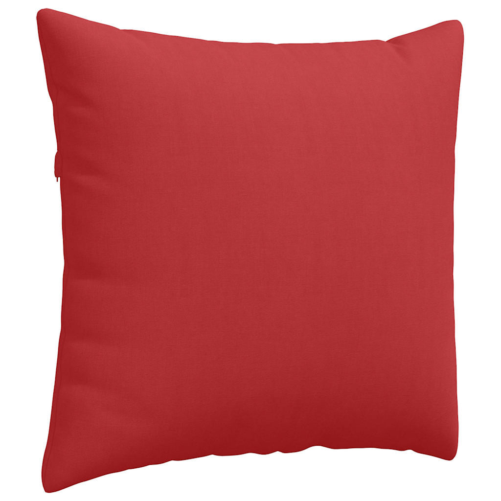 Kanapé párnák 2 pcs Piros 45 x 45 cm szövet