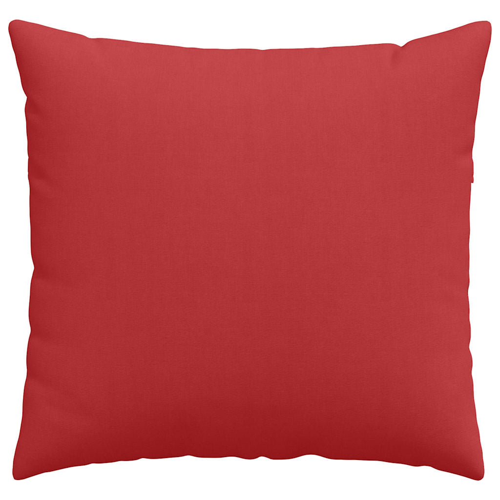 Kanapé párnák 2 pcs Piros 45 x 45 cm szövet