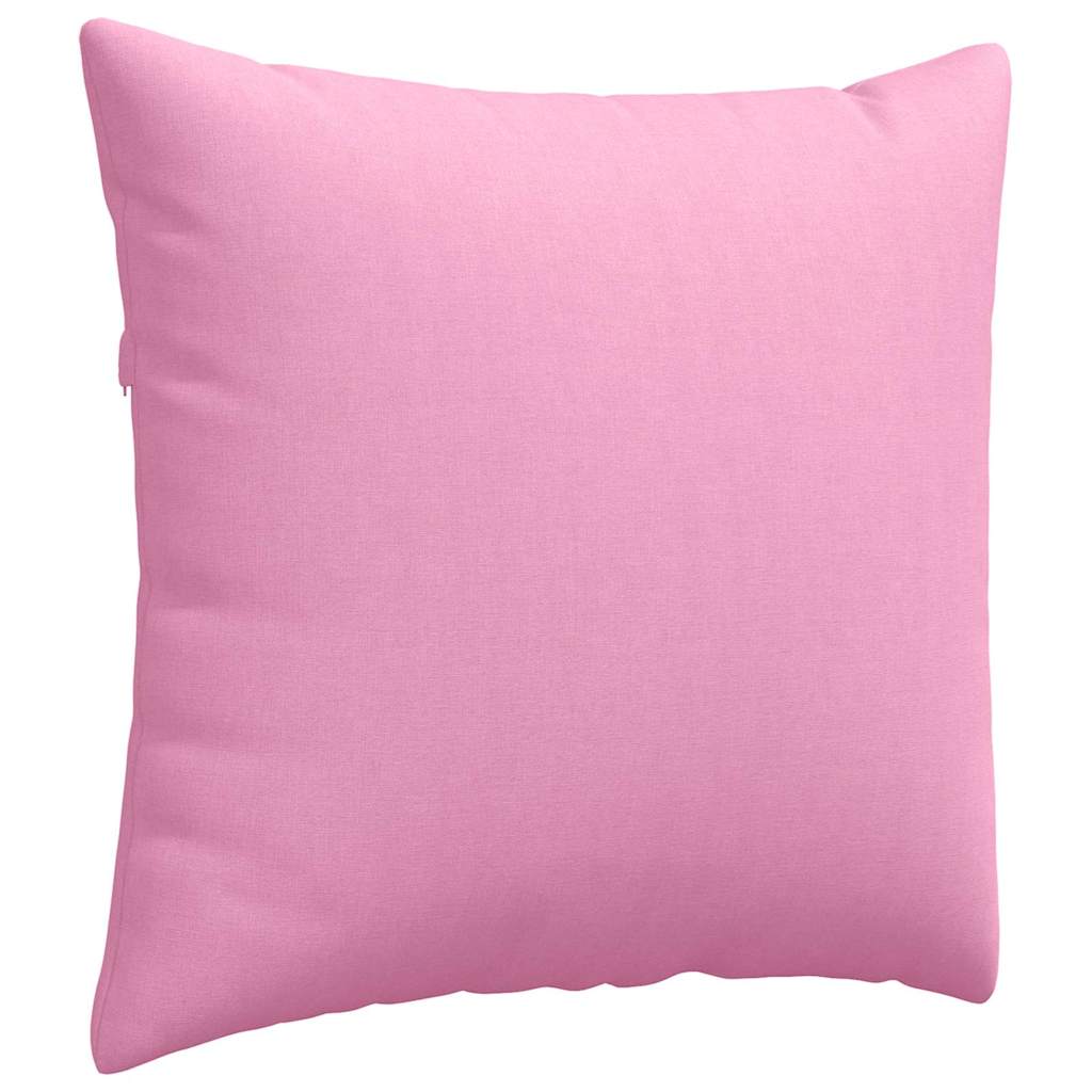 Kanapé párnák 2 pcs Rózsaszín 45 x 45 cm szövet