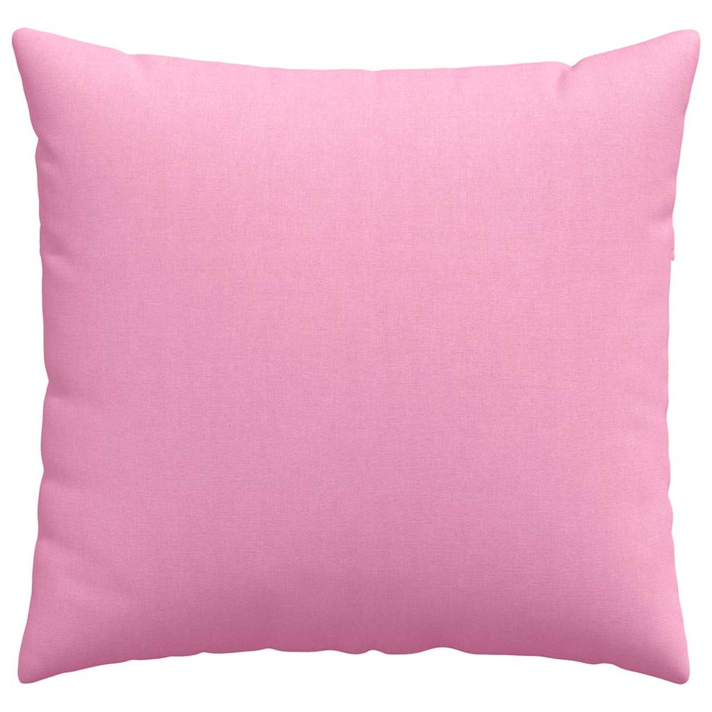 Kanapé párnák 2 pcs Rózsaszín 45 x 45 cm szövet