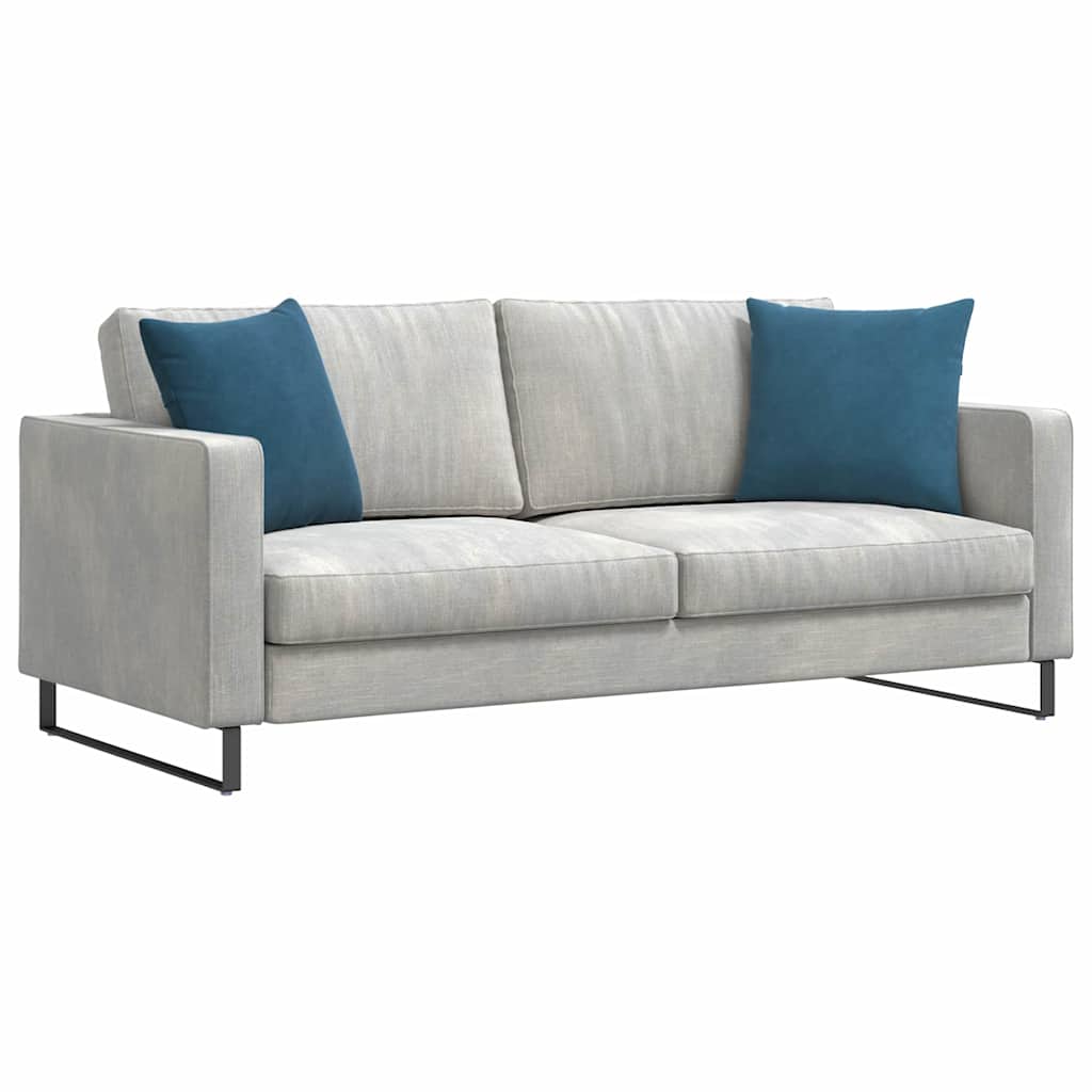 Kanapé párnák 2 pcs Kék 45 x 45 cm Bársonyos szövet