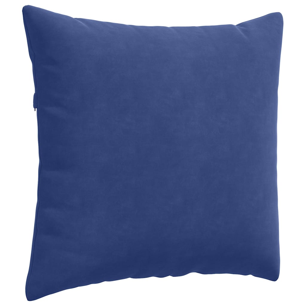 Kanapé párnák 2 pcs Rendőrségi kék 45 x 45 cm Bársonyos szövet