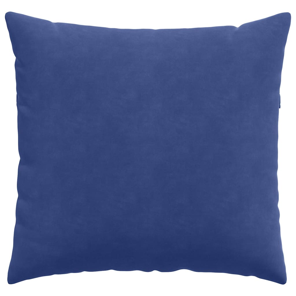 Kanapé párnák 2 pcs Rendőrségi kék 45 x 45 cm Bársonyos szövet