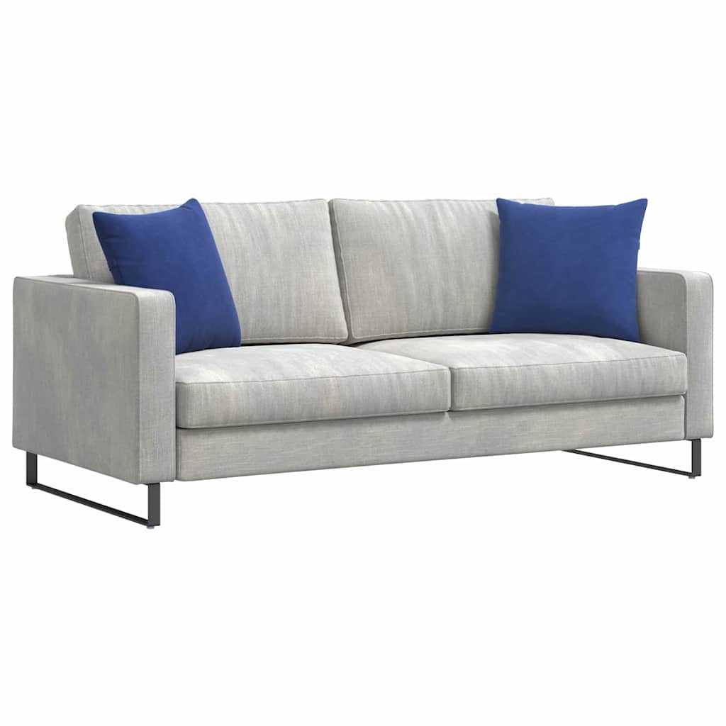 Kanapé párnák 2 pcs Rendőrségi kék 45 x 45 cm Bársonyos szövet