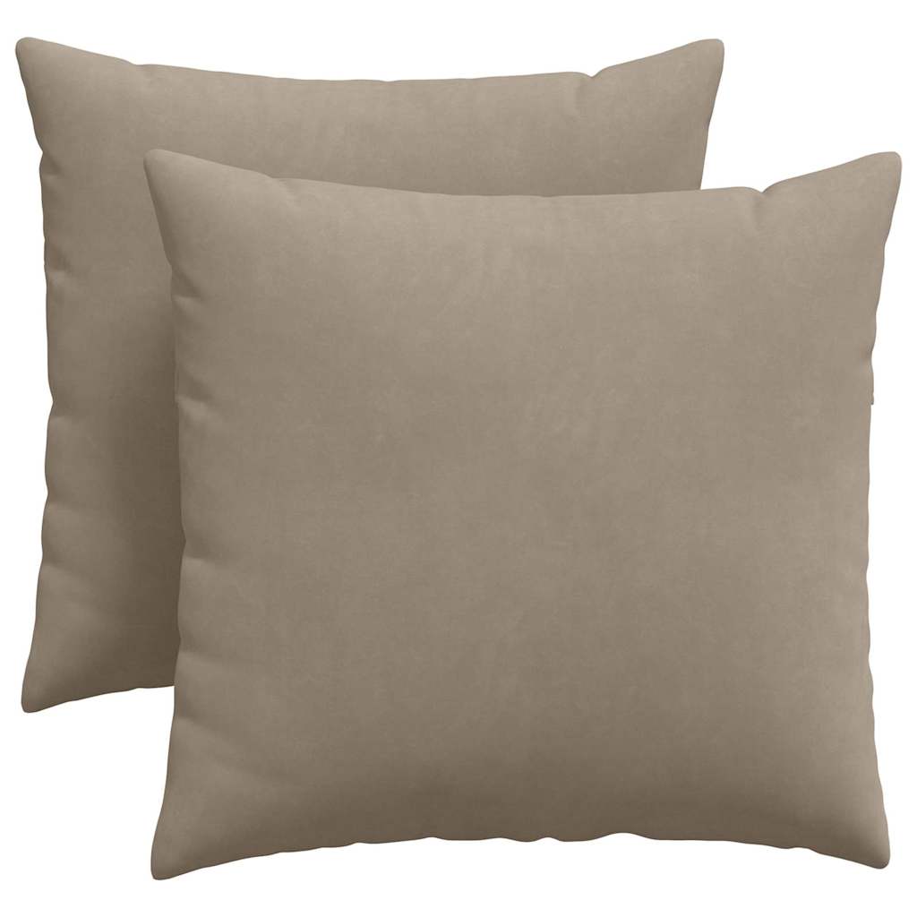 Kanapé párnák 2 pcs Tópszínű 45 x 45 cm szövet
