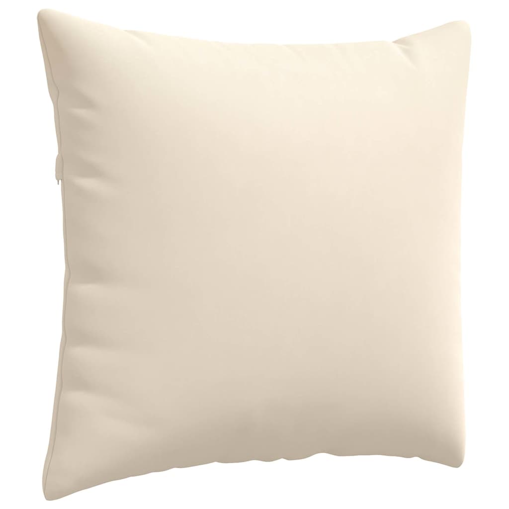 Kanapé párnák 2 pcs Bézs 45 x 45 cm szövet