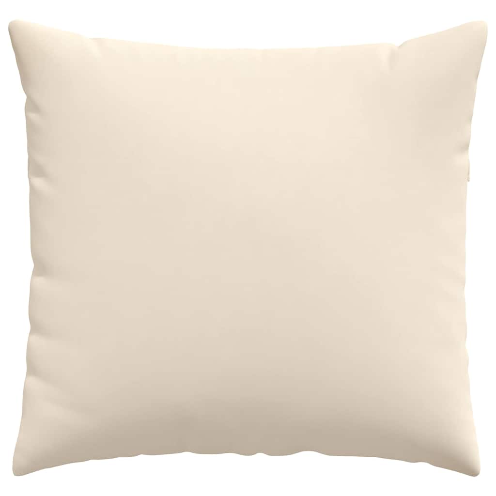 Kanapé párnák 2 pcs Bézs 45 x 45 cm szövet