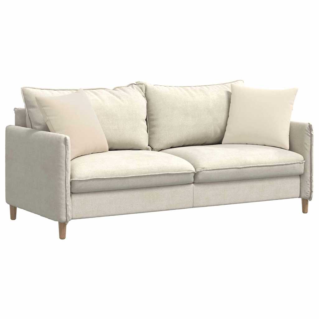 Kanapé párnák 2 pcs Bézs 45 x 45 cm szövet