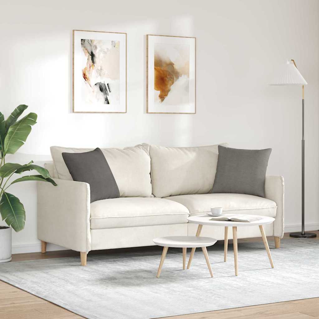 Kanapé párnák 2 pcs Világosszürke 45 x 45 cm Bársonyos szövet
