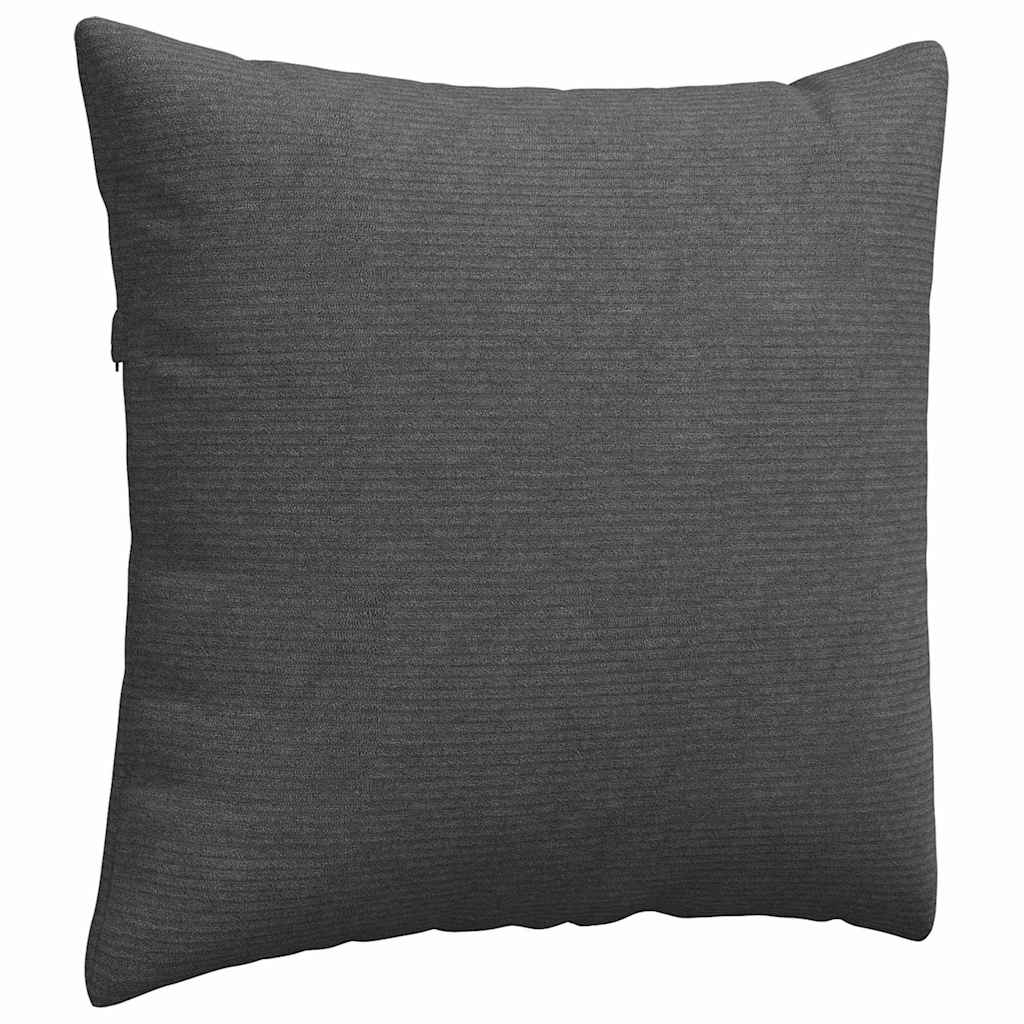 Kanapé párnák 2 pcs Sötétszürke 45 x 45 cm Bársonyos szövet