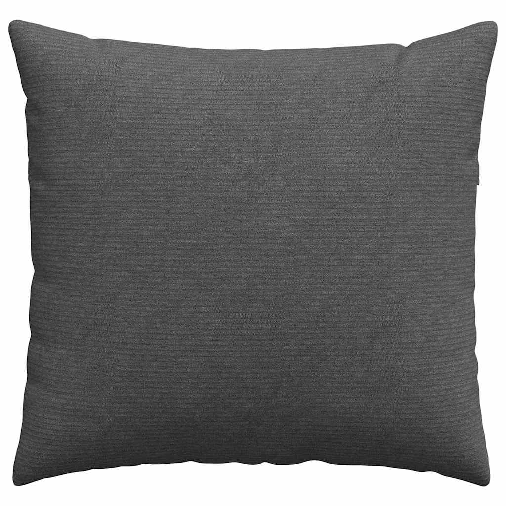 Kanapé párnák 2 pcs Sötétszürke 45 x 45 cm Bársonyos szövet