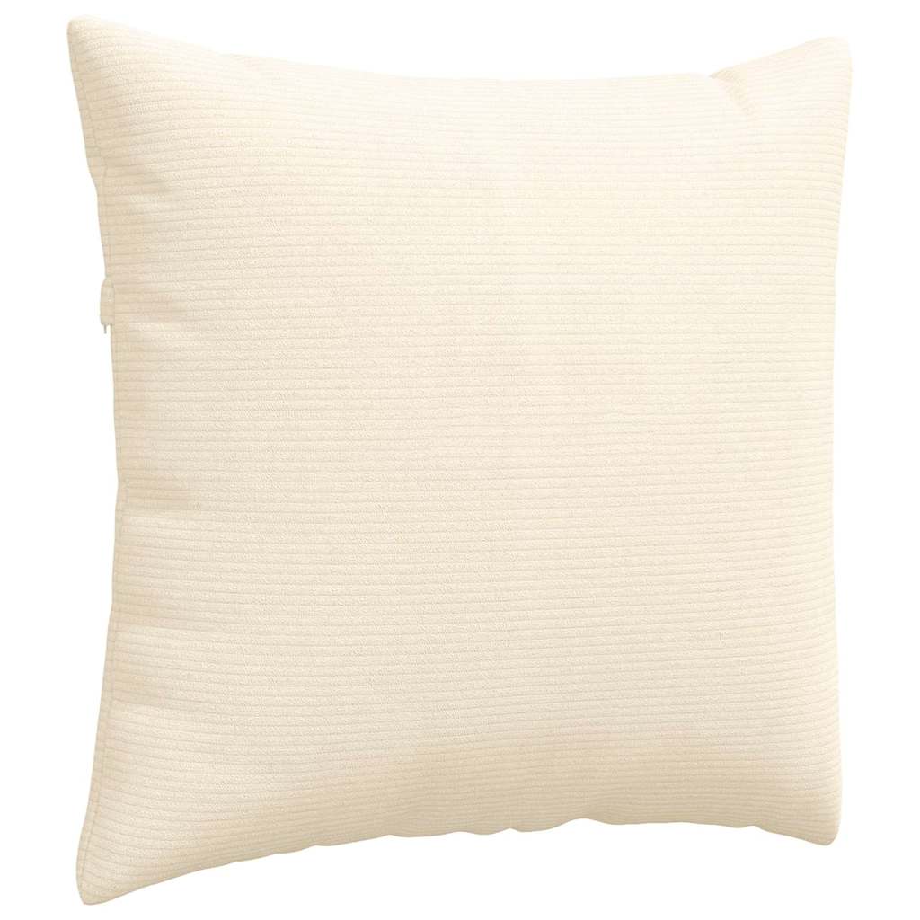 Kanapé párnák 2 pcs Krém 45 x 45 cm Bársonyos szövet