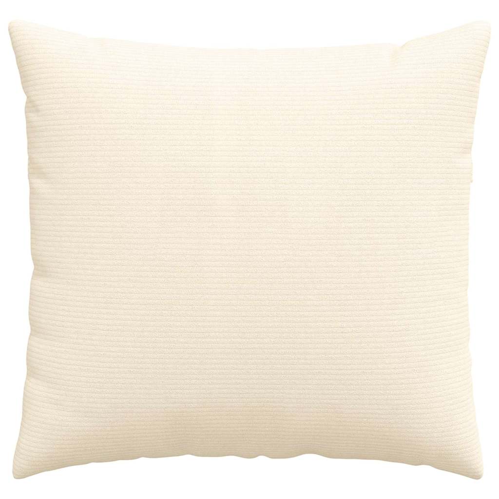 Kanapé párnák 2 pcs Krém 45 x 45 cm Bársonyos szövet