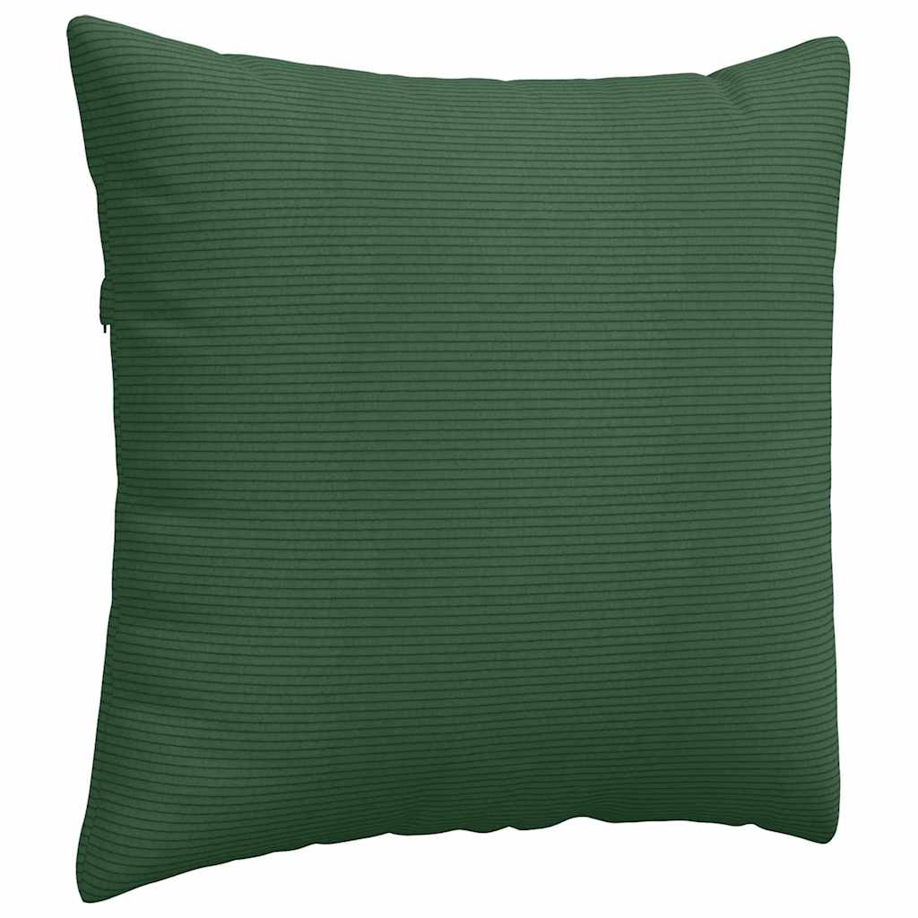 Kanapé párnák 2 pcs Sötétzöld 45 x 45 cm Bársonyos szövet