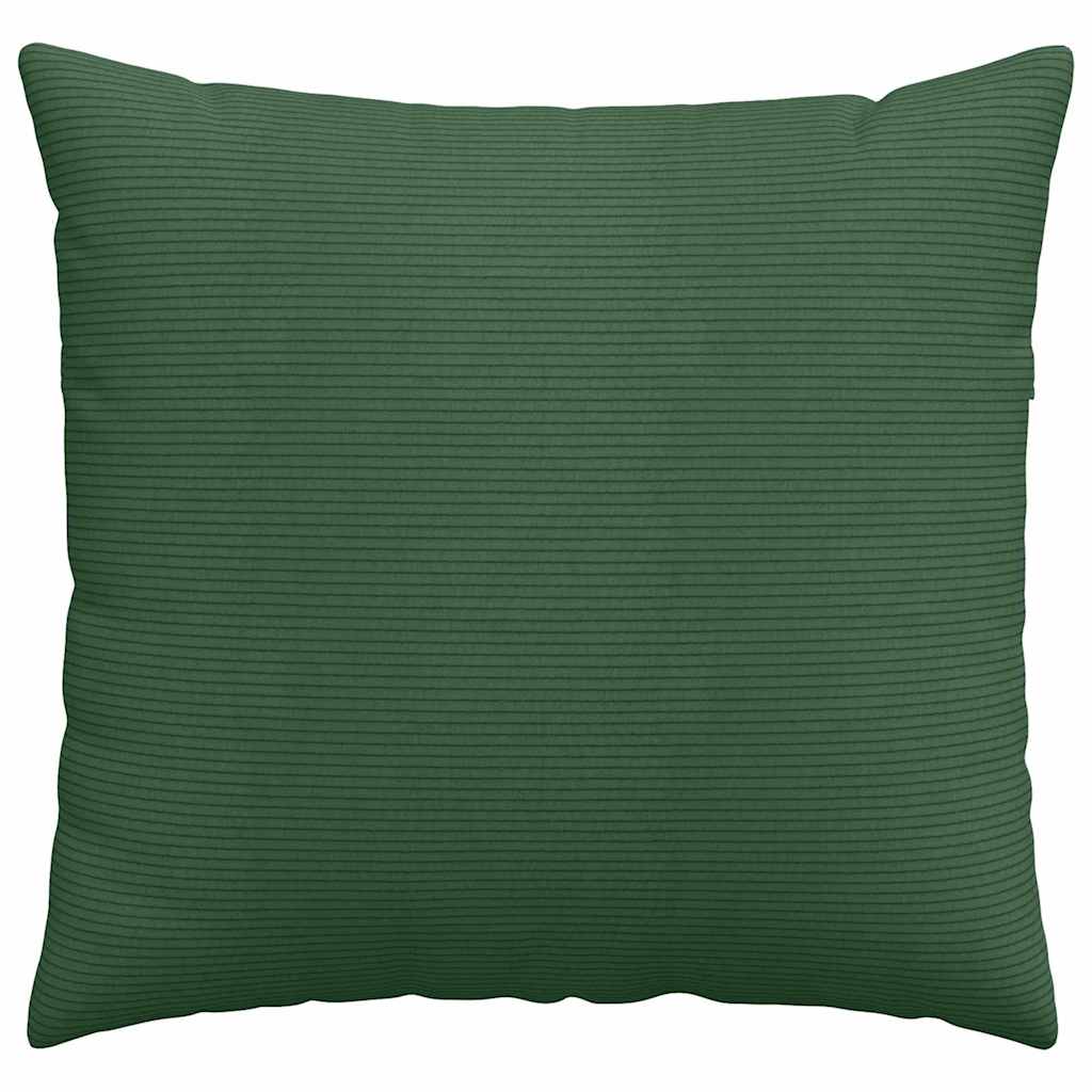 Kanapé párnák 2 pcs Sötétzöld 45 x 45 cm Bársonyos szövet