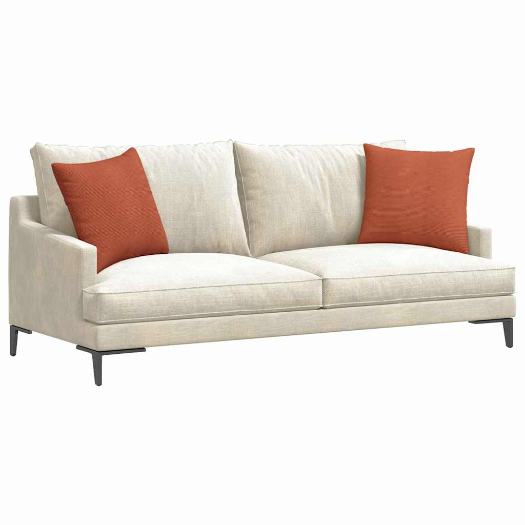Kanapé párnák 2 pcs Piros Narancs 45 x 45 cm Bársonyos szövet
