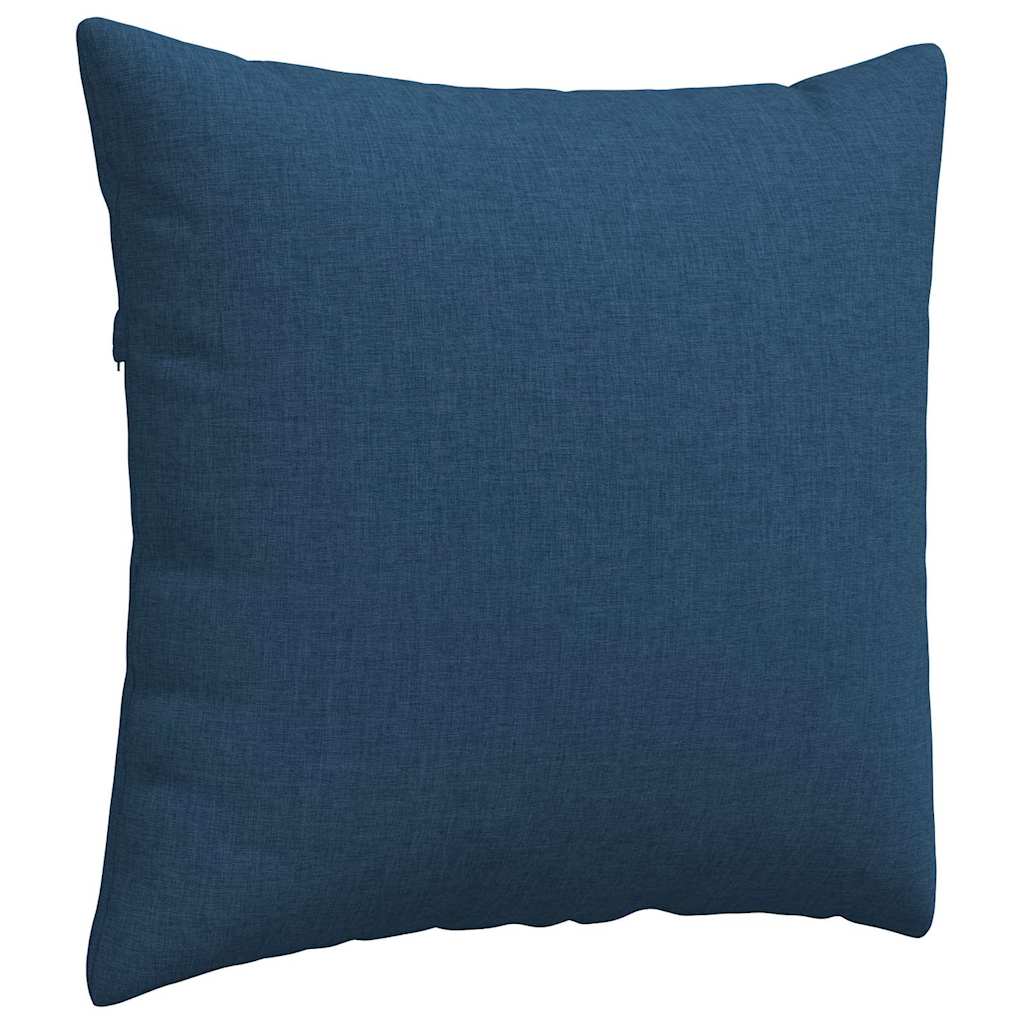 Kanapé párnák 2 pcs Kék 50 x 50 cm szövet