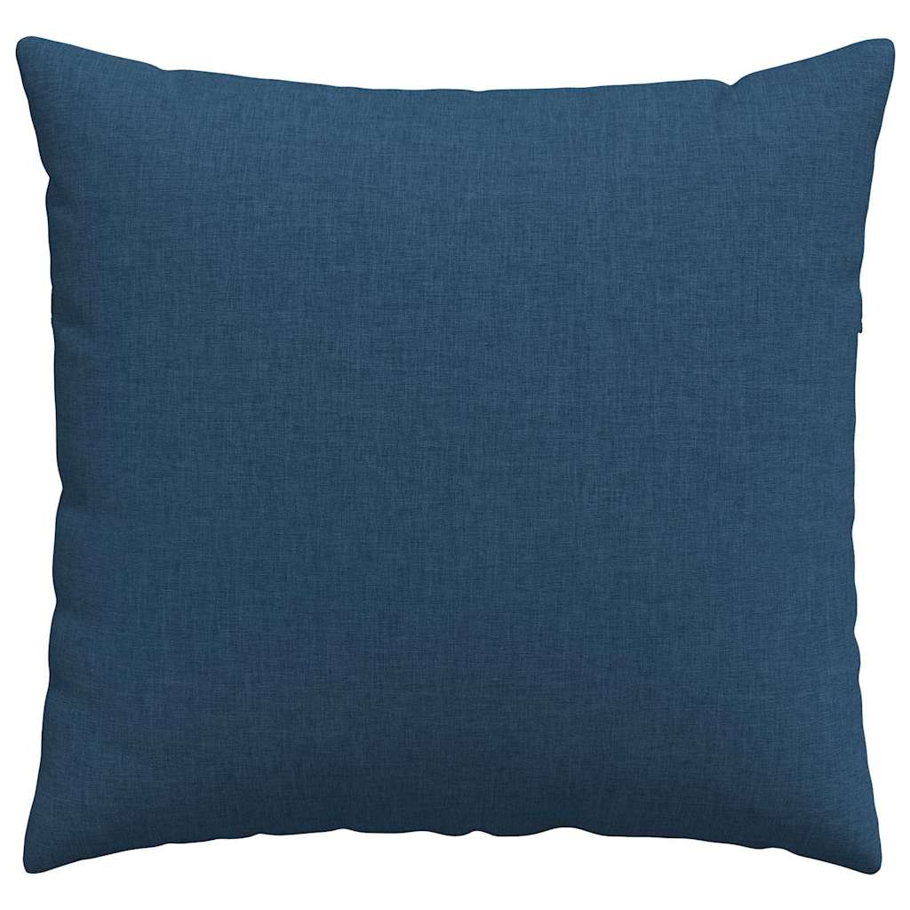 Kanapé párnák 2 pcs Kék 50 x 50 cm szövet