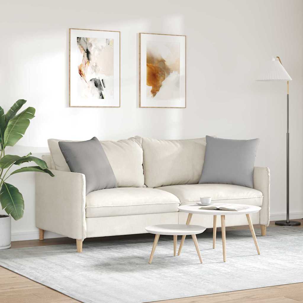 Kanapé párnák 2 pcs Felhőszürke 50 x 50 cm szövet