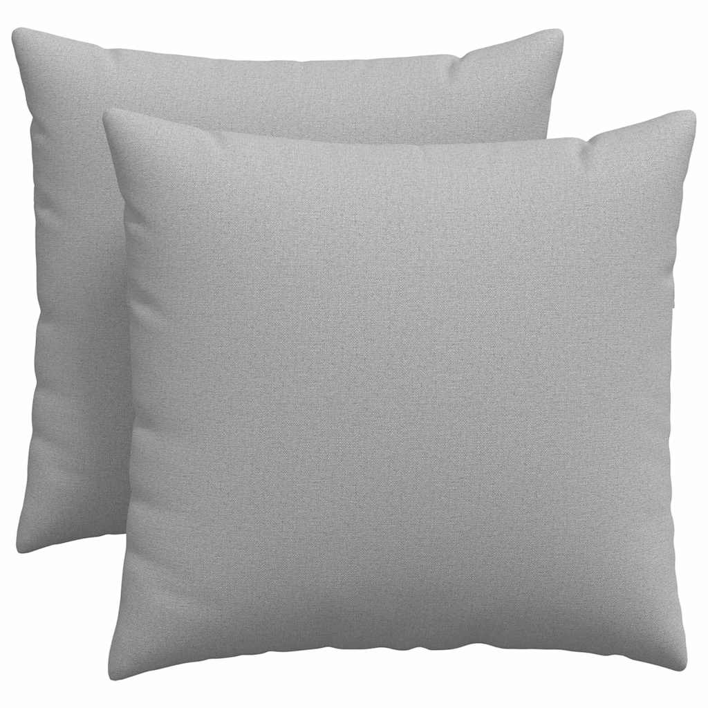 Kanapé párnák 2 pcs Felhőszürke 50 x 50 cm szövet