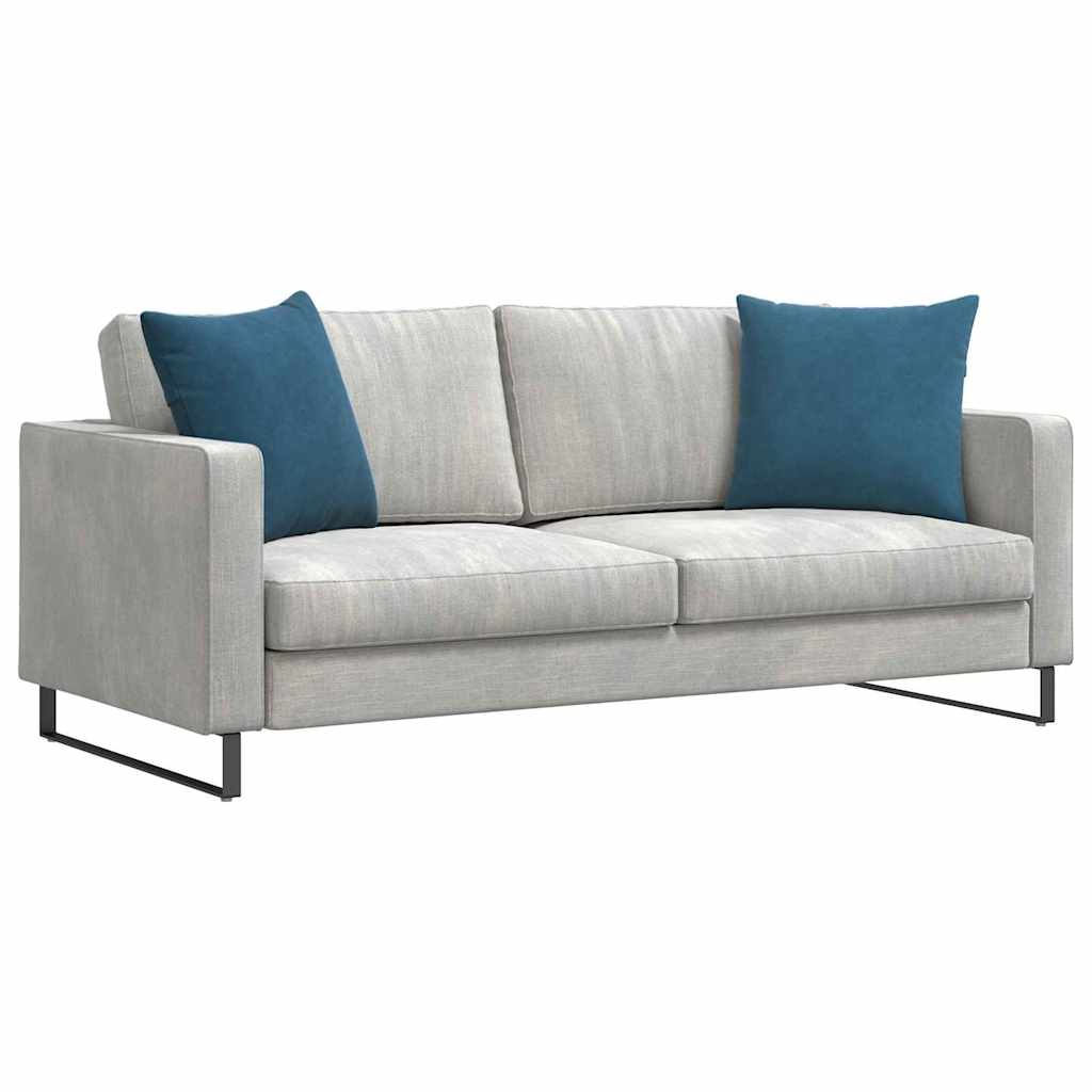Kanapé párnák 2 pcs Kék 50 x 50 cm Bársonyos szövet