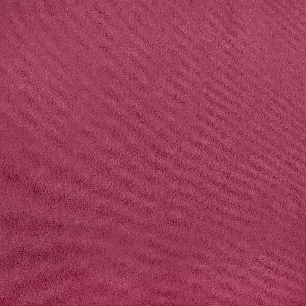 Kanapé párnák 2 pcs Bordó 50 x 50 cm Bársonyos szövet