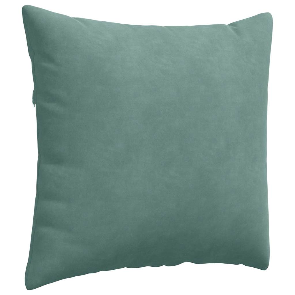 Kanapé párnák 2 pcs Tengeri Zöld 50 x 50 cm Bársonyos szövet