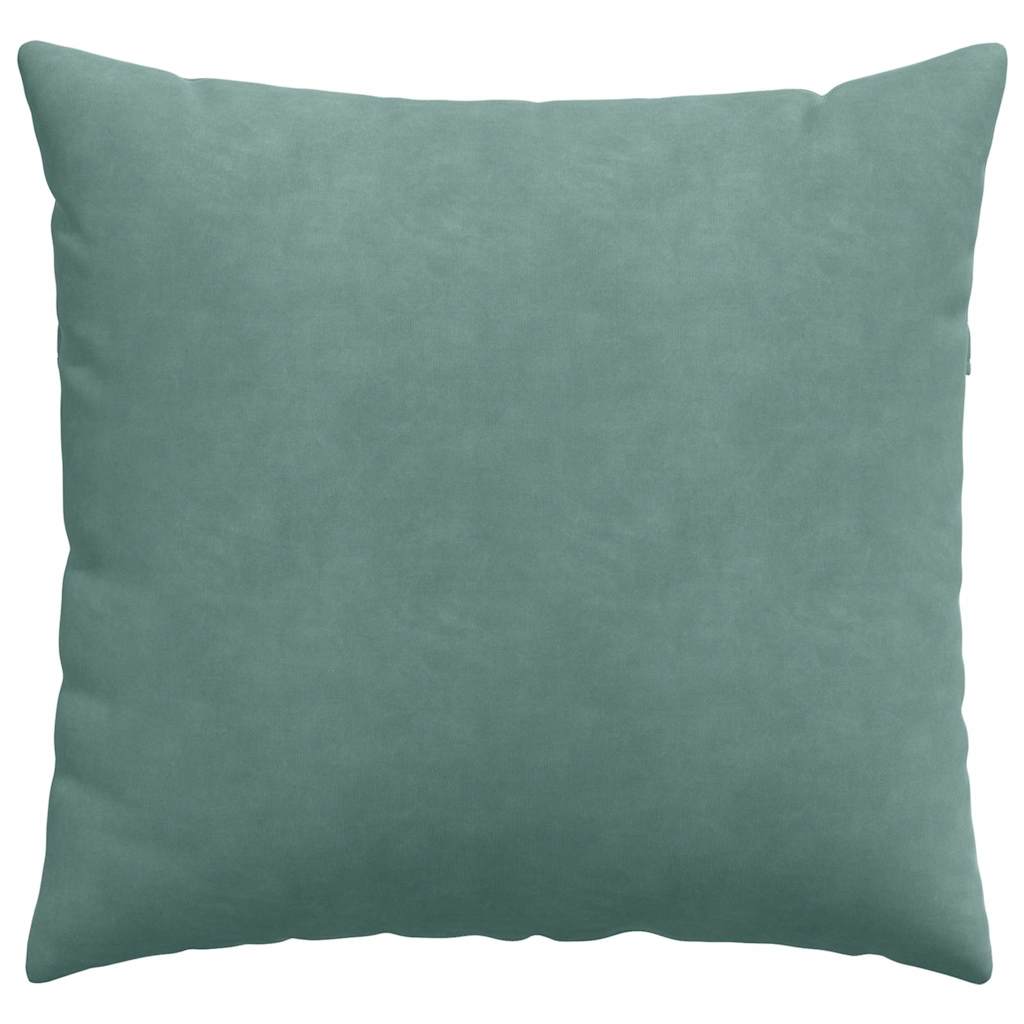 Kanapé párnák 2 pcs Tengeri Zöld 50 x 50 cm Bársonyos szövet
