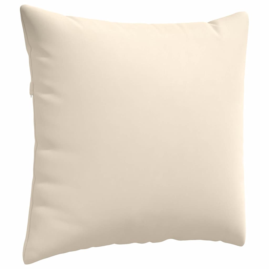Kanapé párnák 2 pcs Bézs 50 x 50 cm szövet