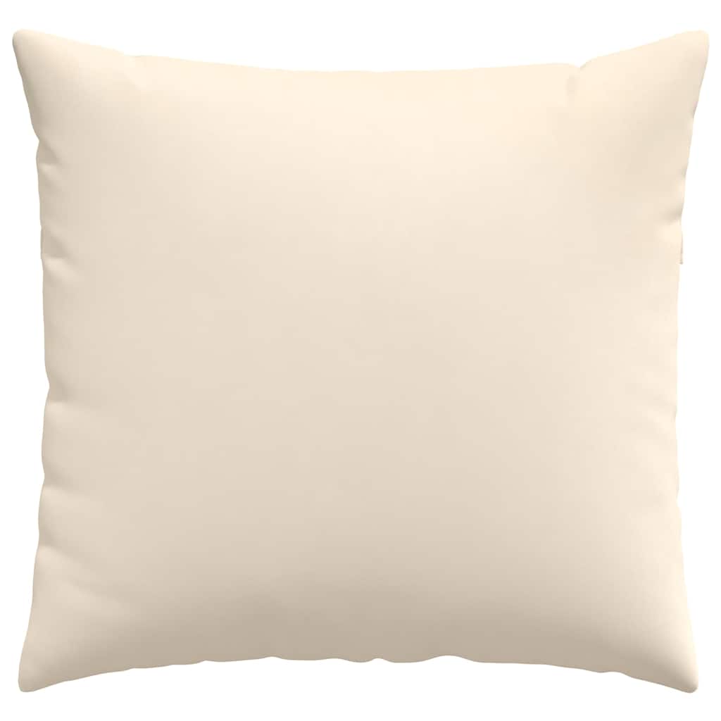 Kanapé párnák 2 pcs Bézs 50 x 50 cm szövet