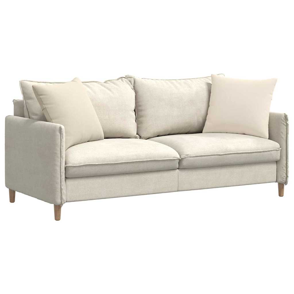 Kanapé párnák 2 pcs Bézs 50 x 50 cm szövet