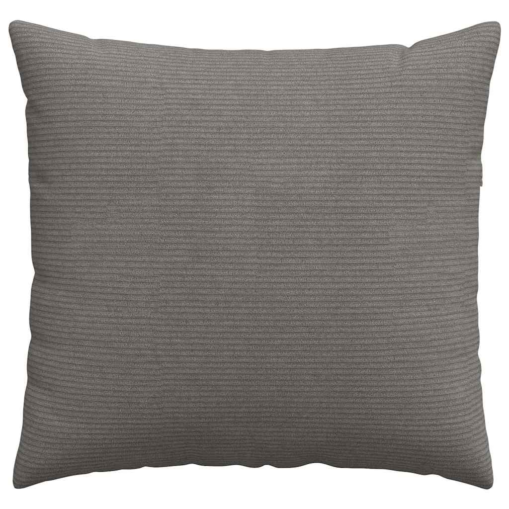 Kanapé párnák 2 pcs Világosszürke 50 x 50 cm Bársonyos szövet