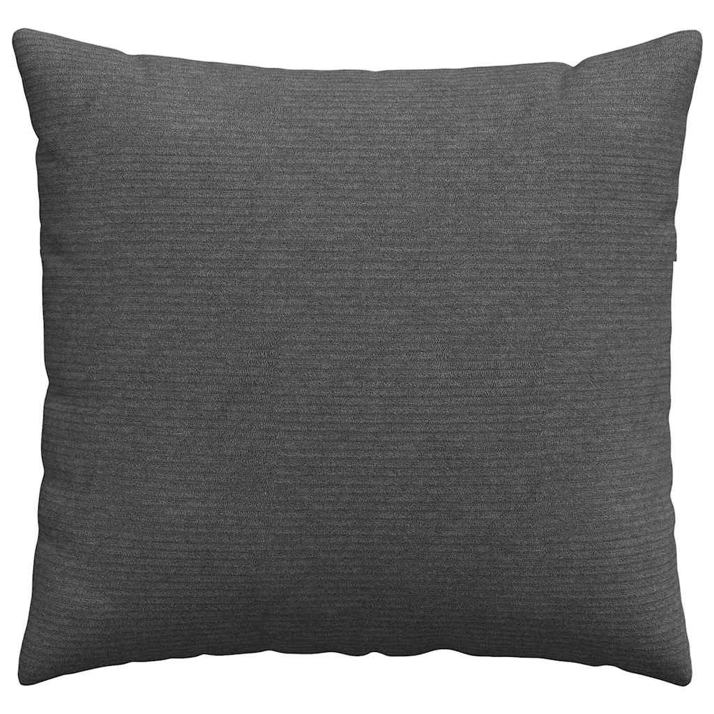 Kanapé párnák 2 pcs Sötétszürke 50 x 50 cm Bársonyos szövet