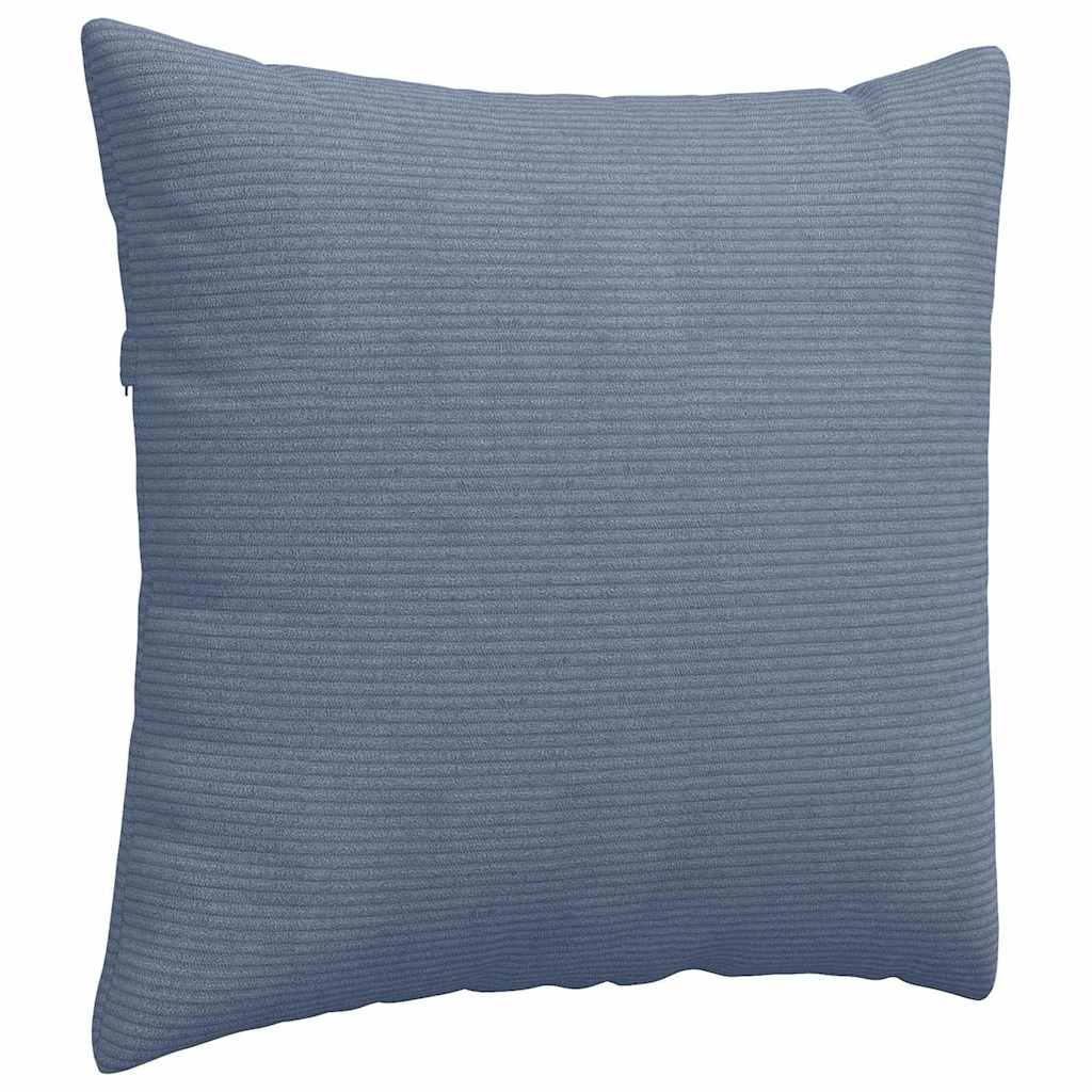 Kanapé párnák 2 pcs Kék 50 x 50 cm Bársonyos szövet